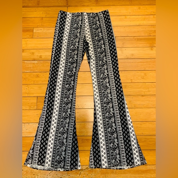 Printed Cotton Flares - Picture 2 of 2